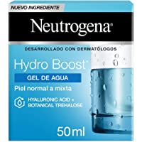 Neutrogena Hydro Boost Gel de Agua- Pieles Normales y Mixtas- Hidratación Duradera No Grasa- 50 ml